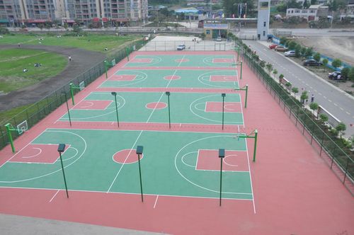 山东济南启跑体育承接全国范围内各地区硅pu篮球场地施工